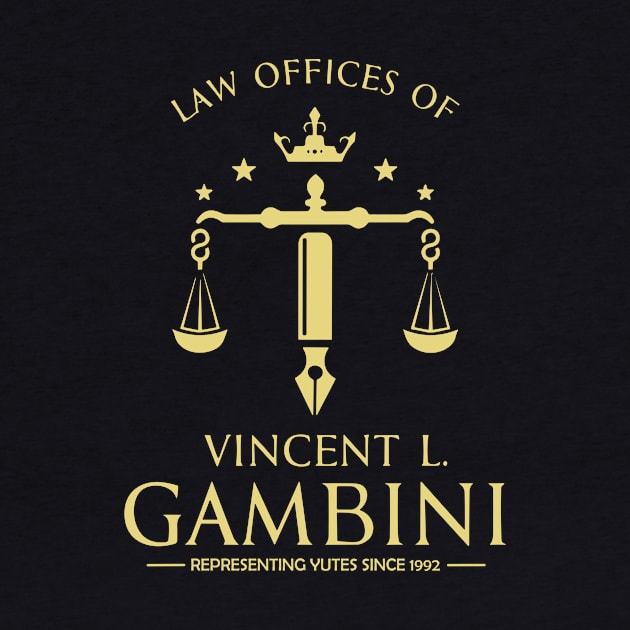 Law Offices of Vincent L. Gambini - Vintage Logo by themodestworm